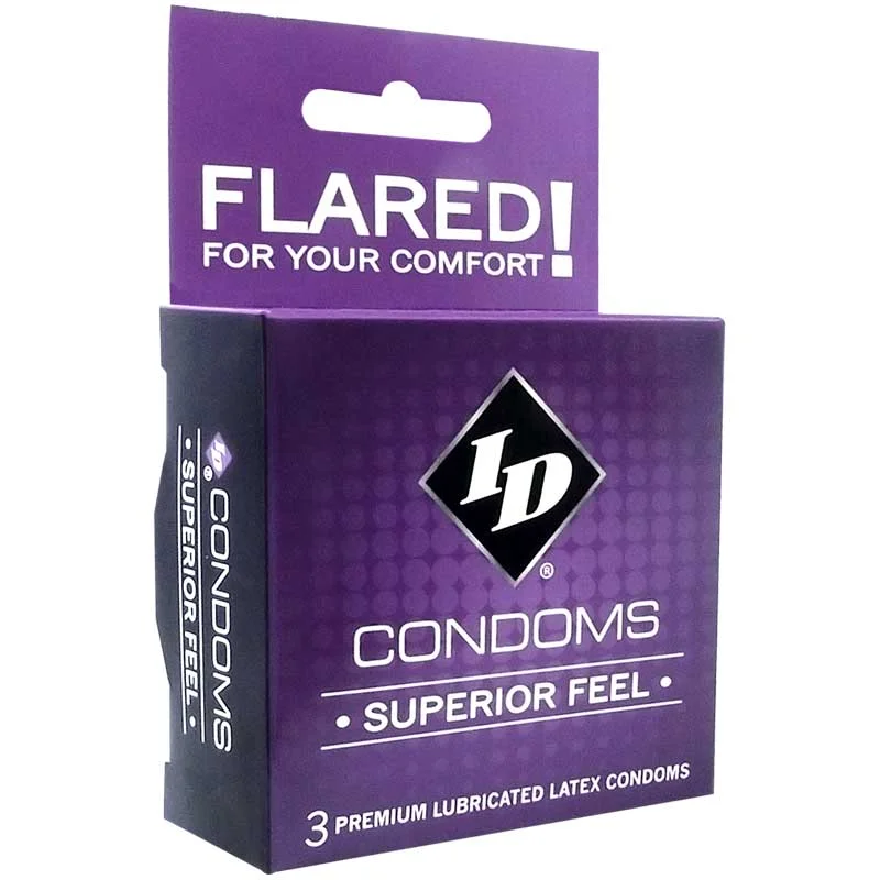 adult toys with durable texture settings-ID Superior Feel Condom (3)