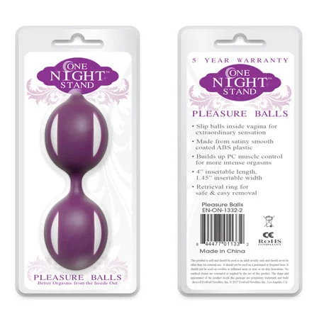 adult toys with quiet settings design-Evolved One Night Stand Pleasure Balls Kegel Trainer Purple