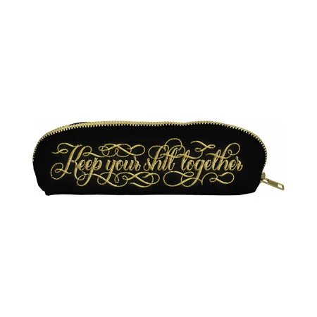 adult toys with adjustable settings design-Calligraphuck Keep Your Shit Together Pouch