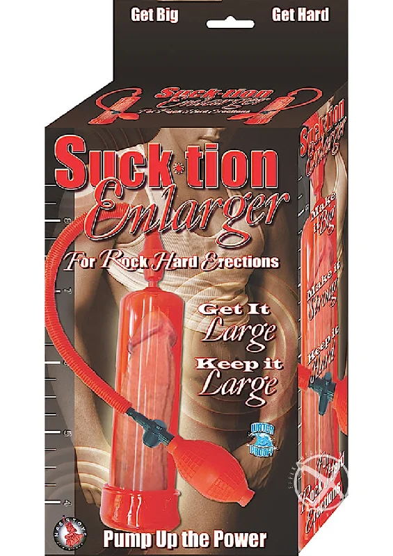 adult toys with adjustable settings finish-Suck*tion Enlarger Red