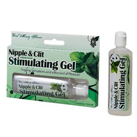 adult toys for relaxation time-Nipple & Clit Stimulating Gel 1oz (Mint)