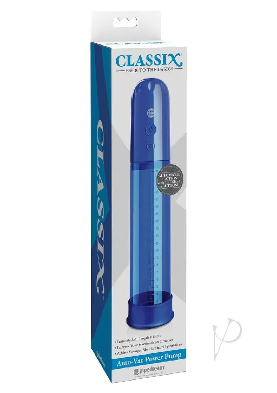 adult toys for couples relaxation-Classix Auto Vac Power Pump Blue