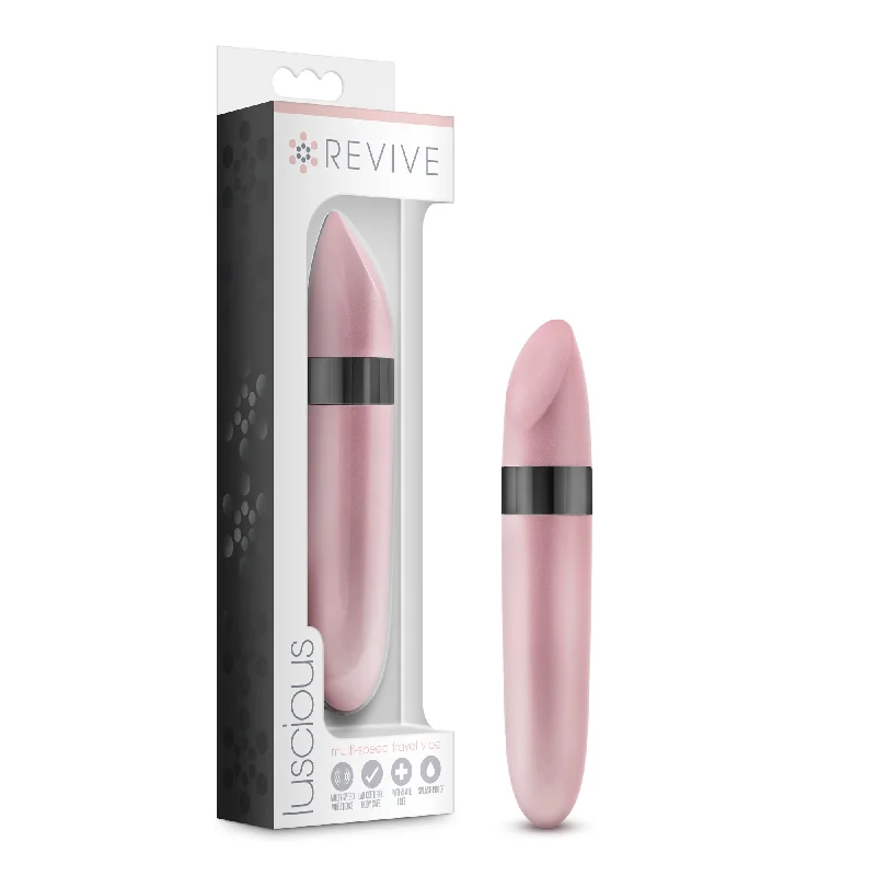 adult toys for romantic relaxation time-Revive - Luscious - Multispeed Travel Vibe - Rose Gold