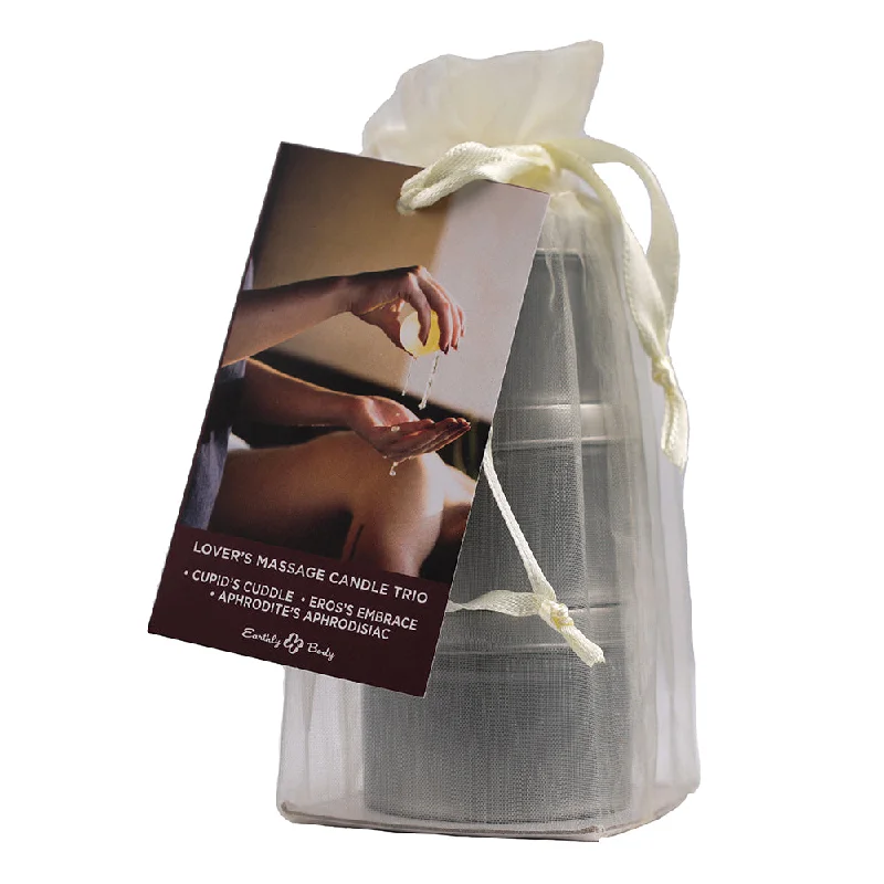 adult toys for weekend fun time-Earthly Body Hemp Seed Valentines Day Candle Trio 1.75 oz.