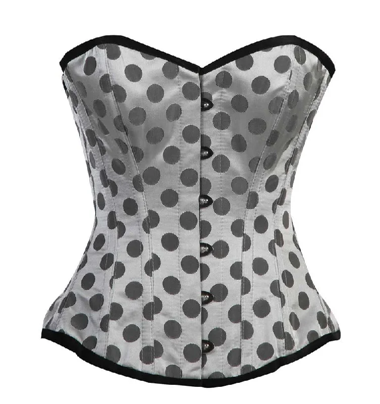 adult toys for couples play-ELEGANT SILVER/GREY POLKA DOT