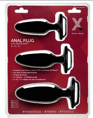 adult toys for discreet enjoyment-Xplay Finger Grip Plug Starter Kit