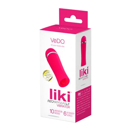 adult toys with pulse modes-Vedo Liki Rechargeable Flicker Foxy Pink