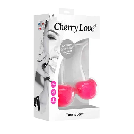 adult toys for private fun-Love to Love Cherry Love Silicone Kegel Balls