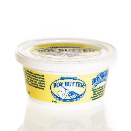 adult toys for weekend relaxation-Boy Butter 4oz Tub