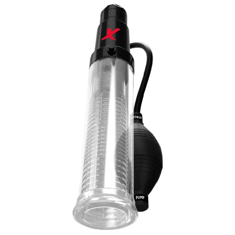 adult toys with heat technology finish-Pipedream PDX Elite Suck N Pump Stroker