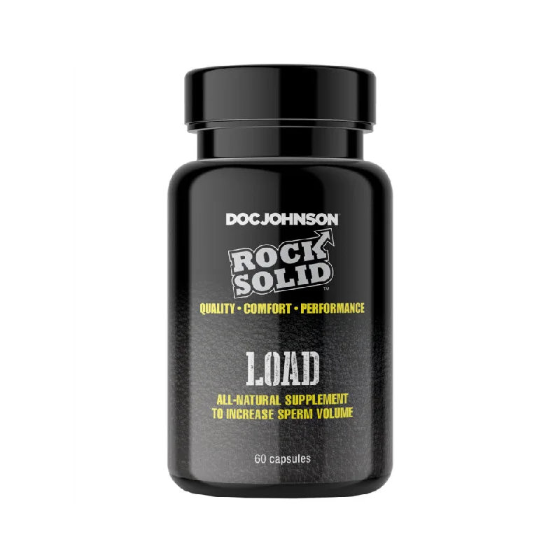 adult toys for sensory enjoyment-Rock Solid Load Sperm Volume Supplement 60 Capsules