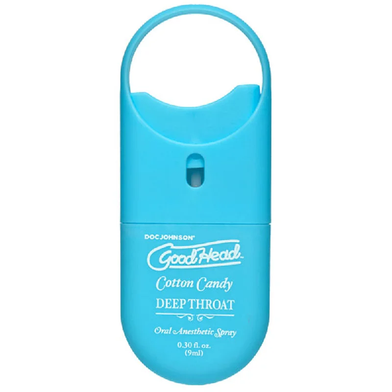 adult toys with powerful design-Goodhead - Deep Throat Spray to-Go - Cotton Candy - 0.30 Fl. Oz.