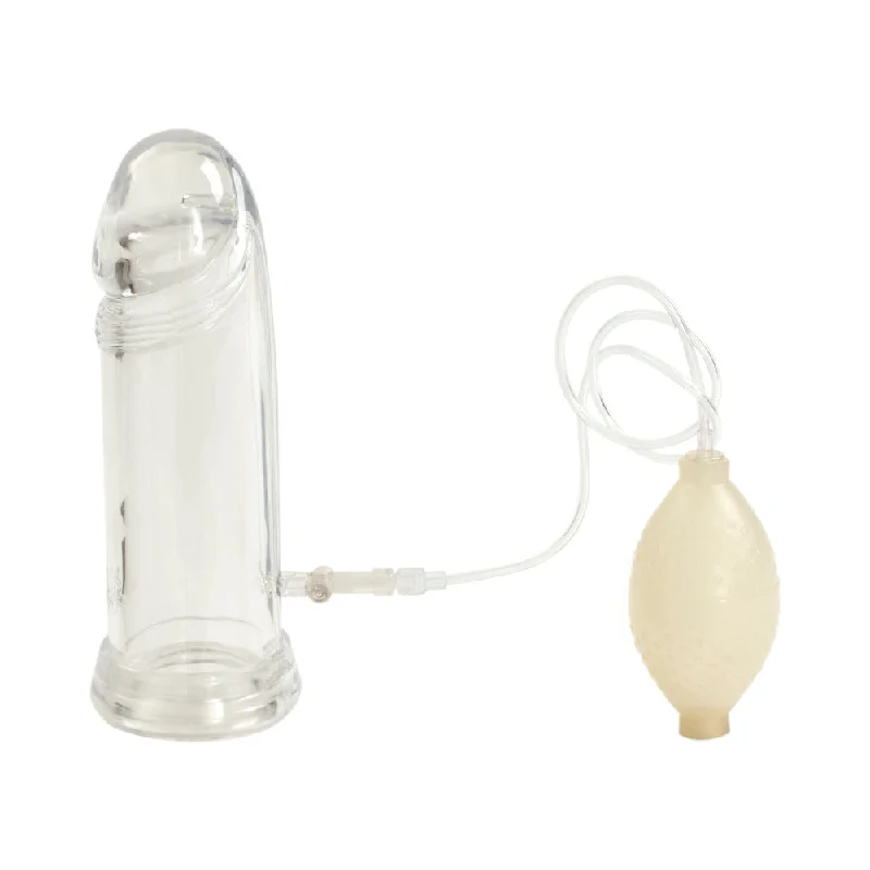 adult toys with app control-P3 Pliable Penis Pump Clear