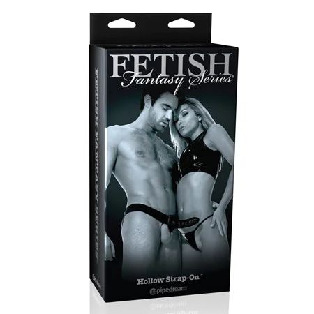 adult toys with flexible design-Pipedream Fetish Fantasy Series Limited Edition 6 in. Hollow Strap-On Black