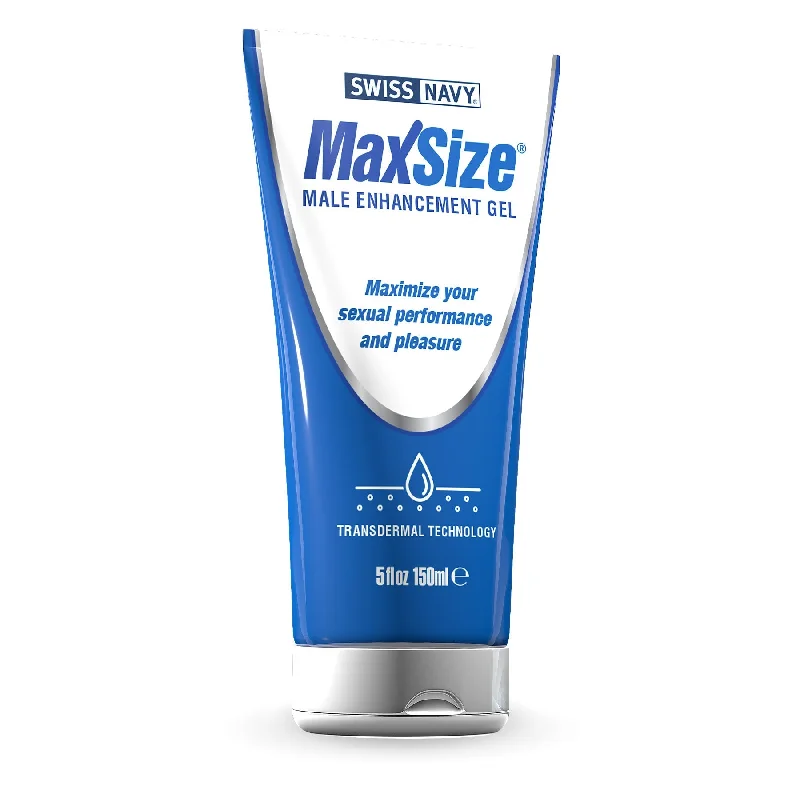 adult toys with textured silicone finish-Max Size Gel - 5 Oz Tube/ 148ml