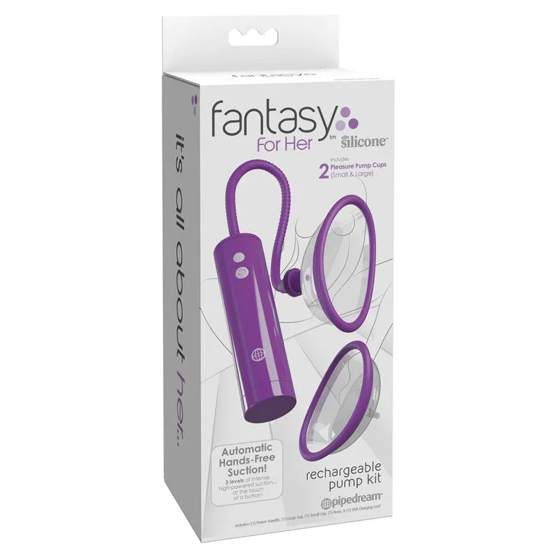 adult toys with durable texture-Fantasy For Her Rechargeable Pump Kit