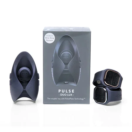 adult toys for couples bonding-Hot Octopuss Pulse Duo Lux Rechargeable Remote-Controlled Vibrating Stroker 2-Pack Grey