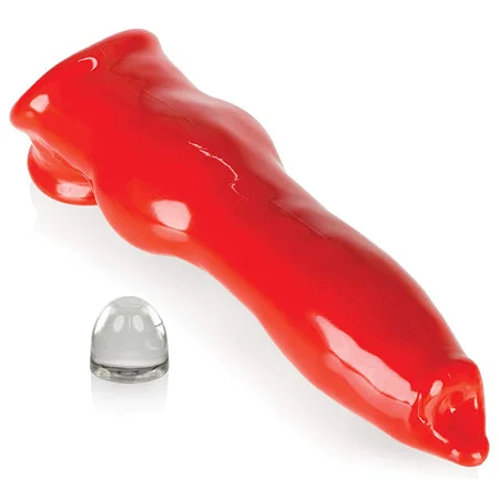 adult toys sleek design-FIDO Cocksheath Red