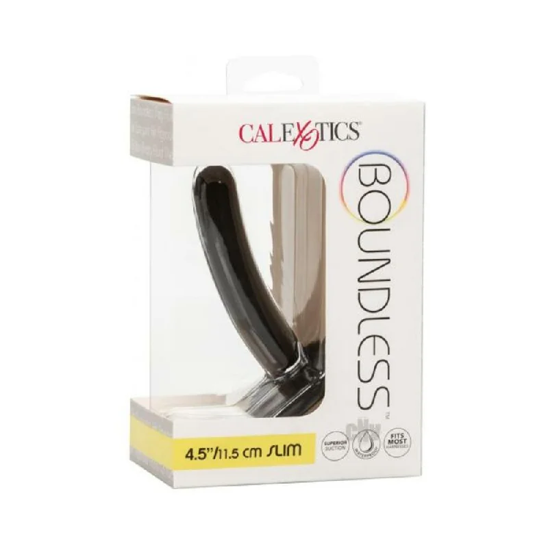 adult toys for discreet pleasure-Boundless 4.5" Slim - Black