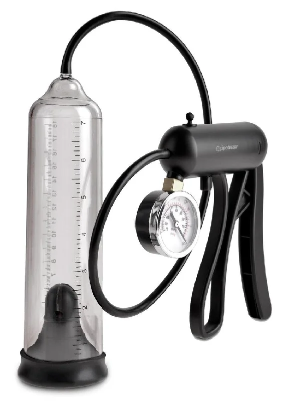 adult toys ergonomic design-Pump Worx Pro-Gauge Power Penis Pump