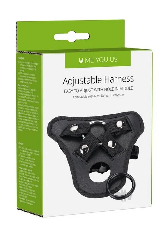 adult toys for personal exploration-Myu Adjustable Harness Black