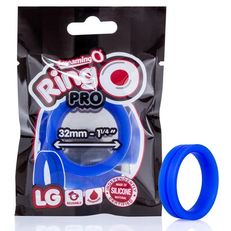 adult toys for couples fun-Screaming O RingO Pro Lg Blue