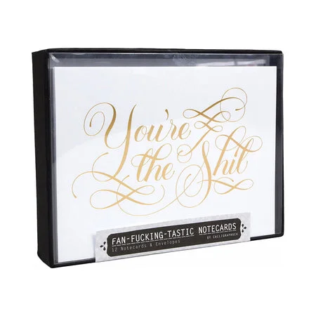 adult toys for private fun time-Calligraphuck Fan-Fucking-Tastic Notecards 12-Pack