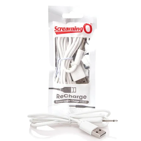 adult toys with sleek material design-Screaming O ReCharge Charging Cable