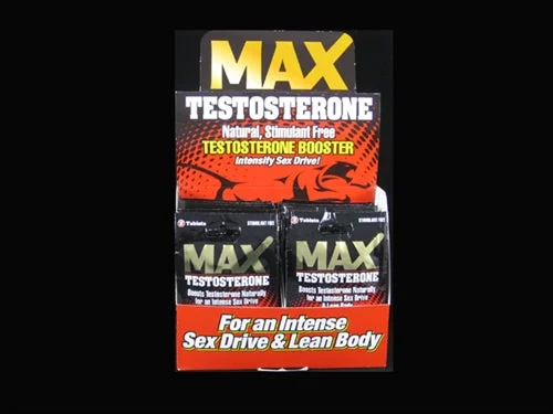 adult toys for personal fun-Max Testosterone - 24 Count Display - 2 Count Packets