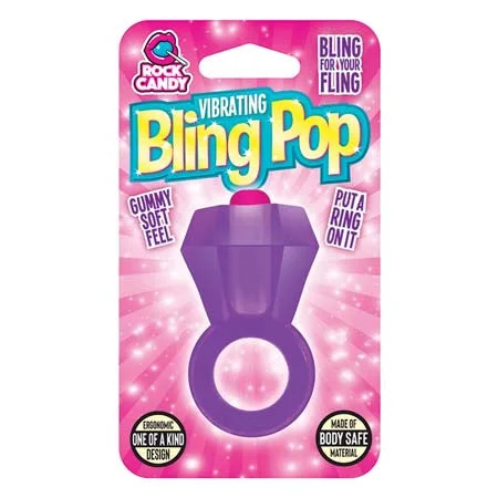 adult toys for bedroom relaxation-BLING POP RING - PURPLE