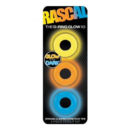 adult toys with soft texture design-Rascal The D-Ring Glow x3