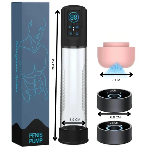 adult toys for gentle play-3 in 1 Water/Air Penis Pump With Interval Pumping